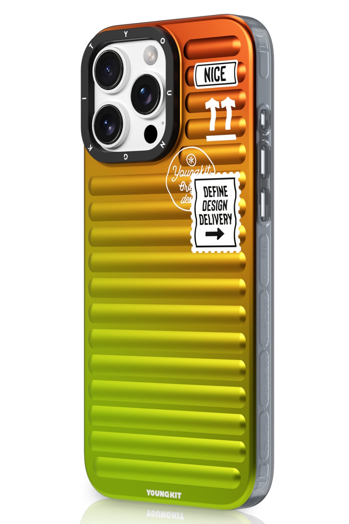Youngkit Secret Color iPhone 16 Pro Max Uyumlu Turuncu Kılıf