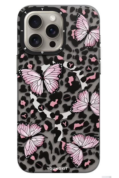 Youngkit Shadow Dance iPhone 15 Pro Max Magsafe uyumlu Kılıf Gri