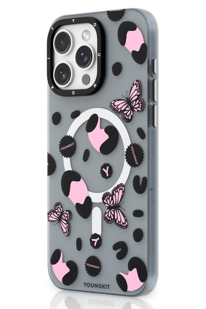 Youngkit Shadow Dance iPhone 15 Pro Max Magsafe uyumlu Kılıf Siyah