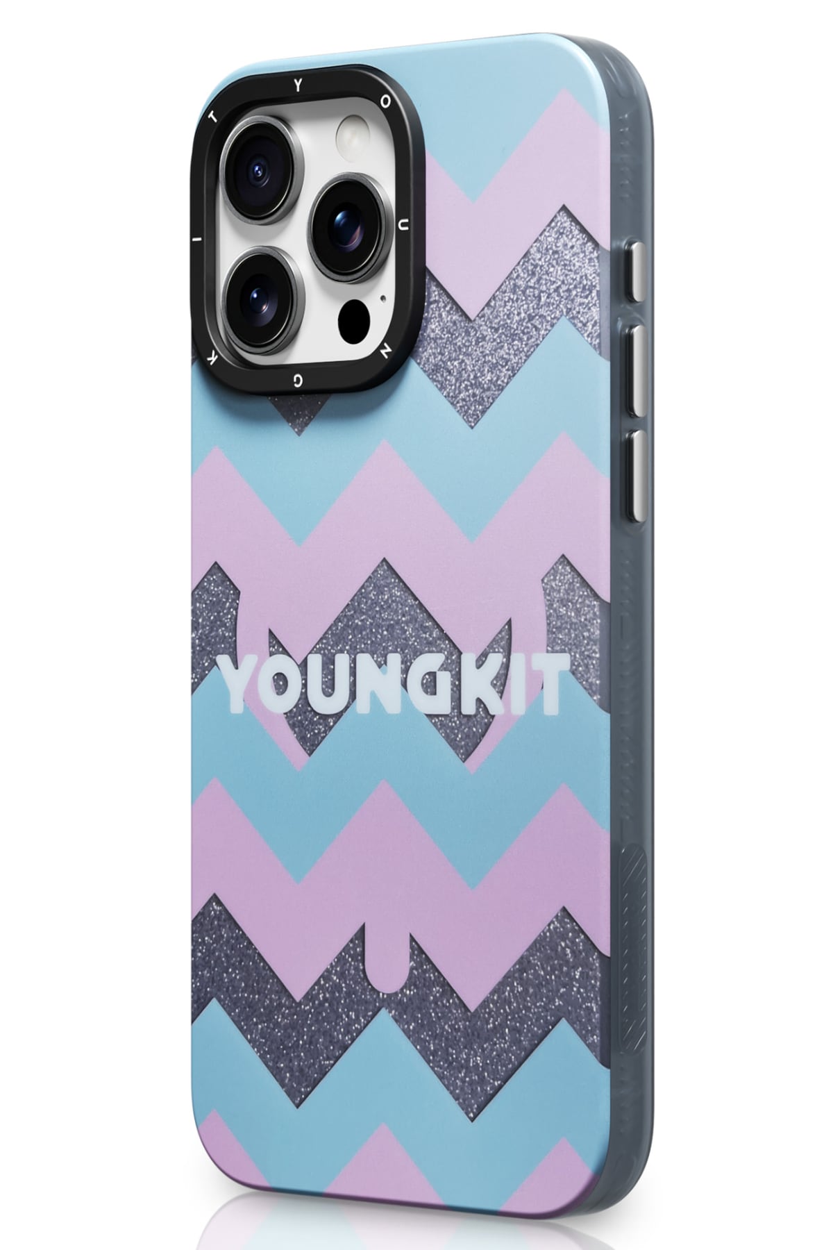 Youngkit Star Dazzle iPhone 15 Pro Magsafe Uyumlu Kılıf Turkuaz