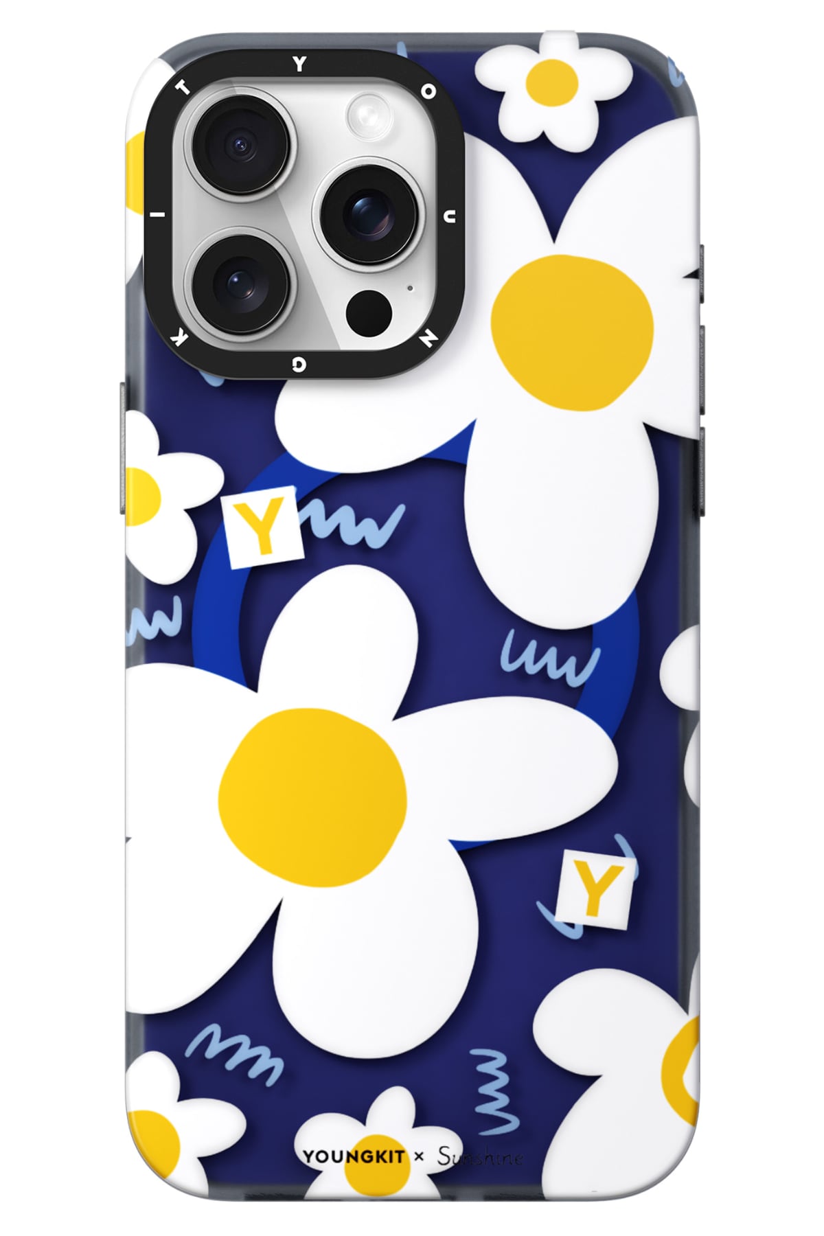 Youngkit Sunshine iPhone 14 Pro Magsafe uyumlu Kılıf Beyaz