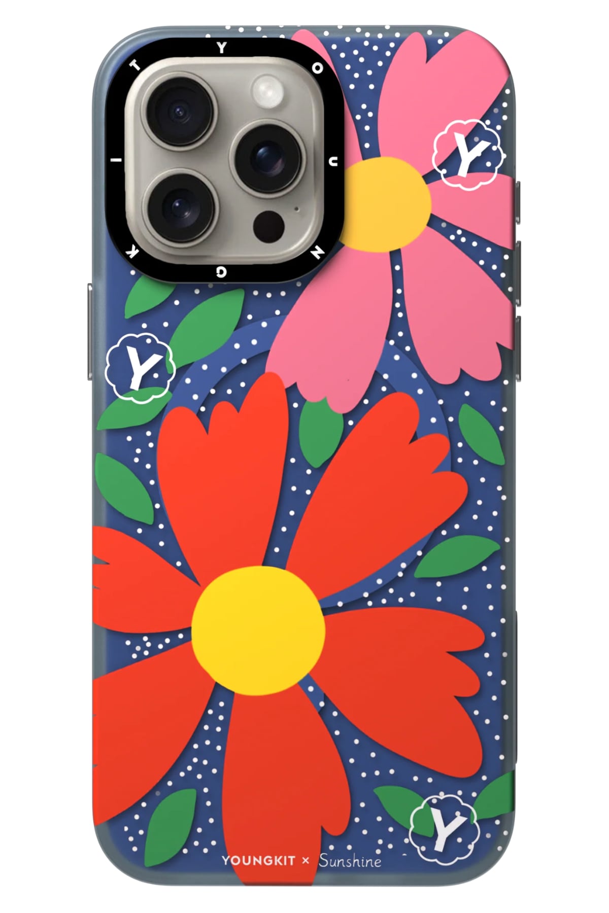 Youngkit Sunshine iPhone 15 Pro Magsafe uyumlu Kılıf Kırmızı