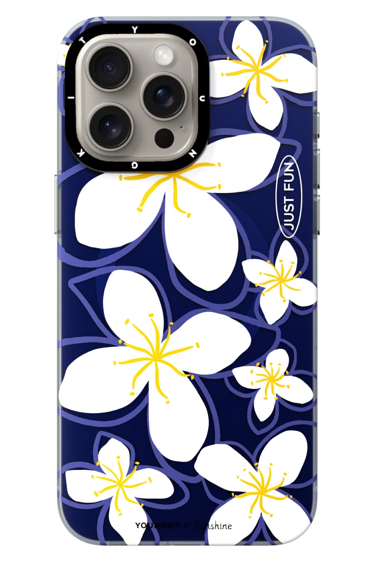 Youngkit Sunshine iPhone 15 Pro Magsafe uyumlu Kılıf Lacivert