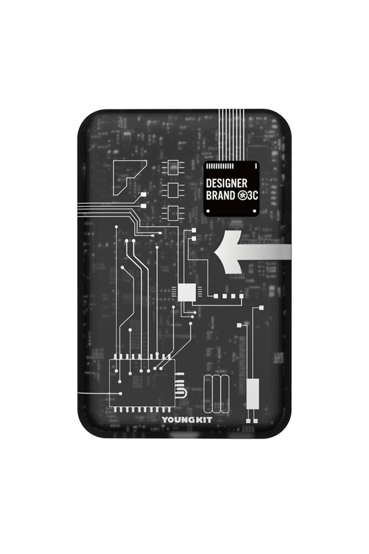 Youngkit Tech Hızlı Şarj Özellikli Wireless Magsafe Powerbank 15W 5000mAh Siyah