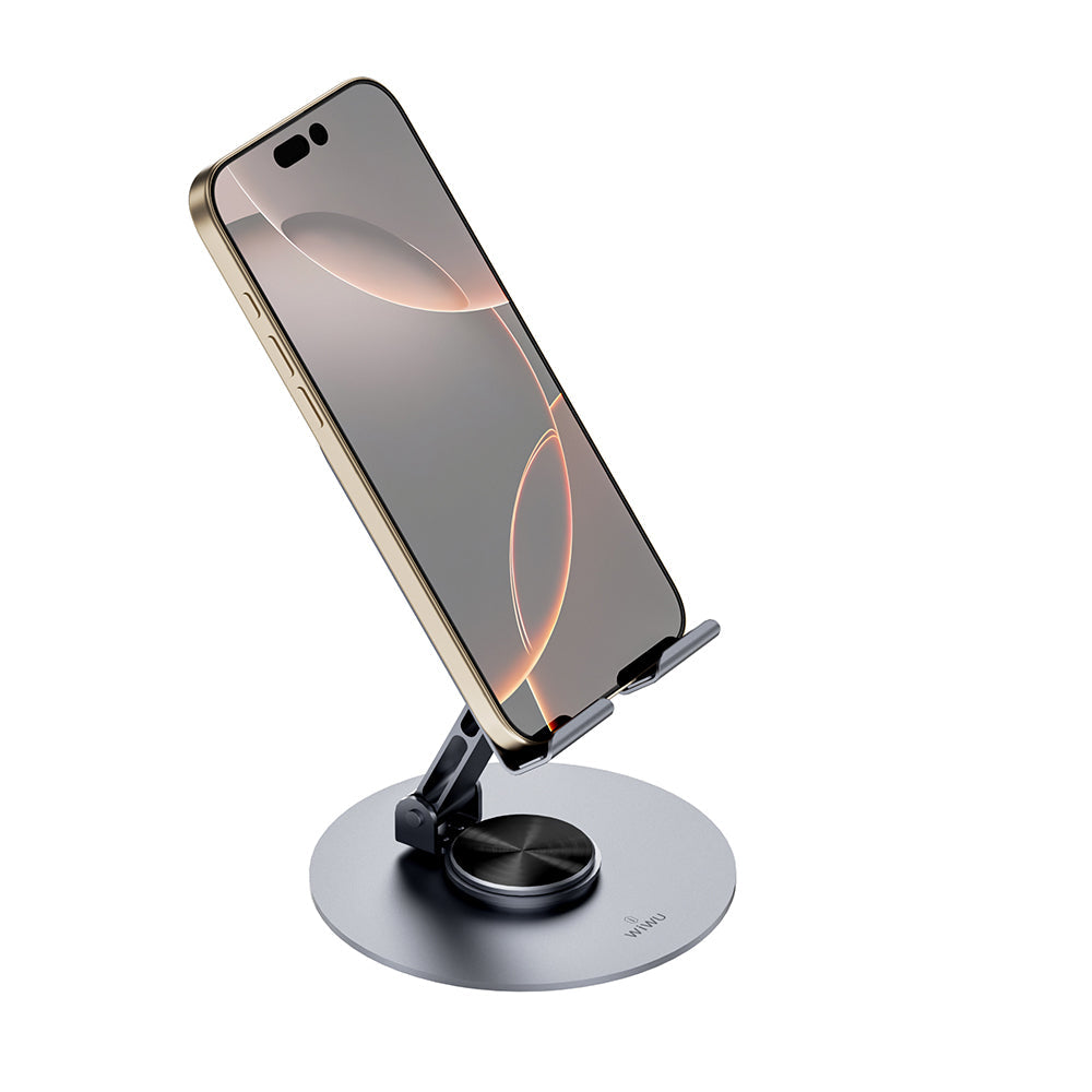 ZM-014 Katlanabilir 360° Dönebilen Metal Telefon ve Tablet Standı