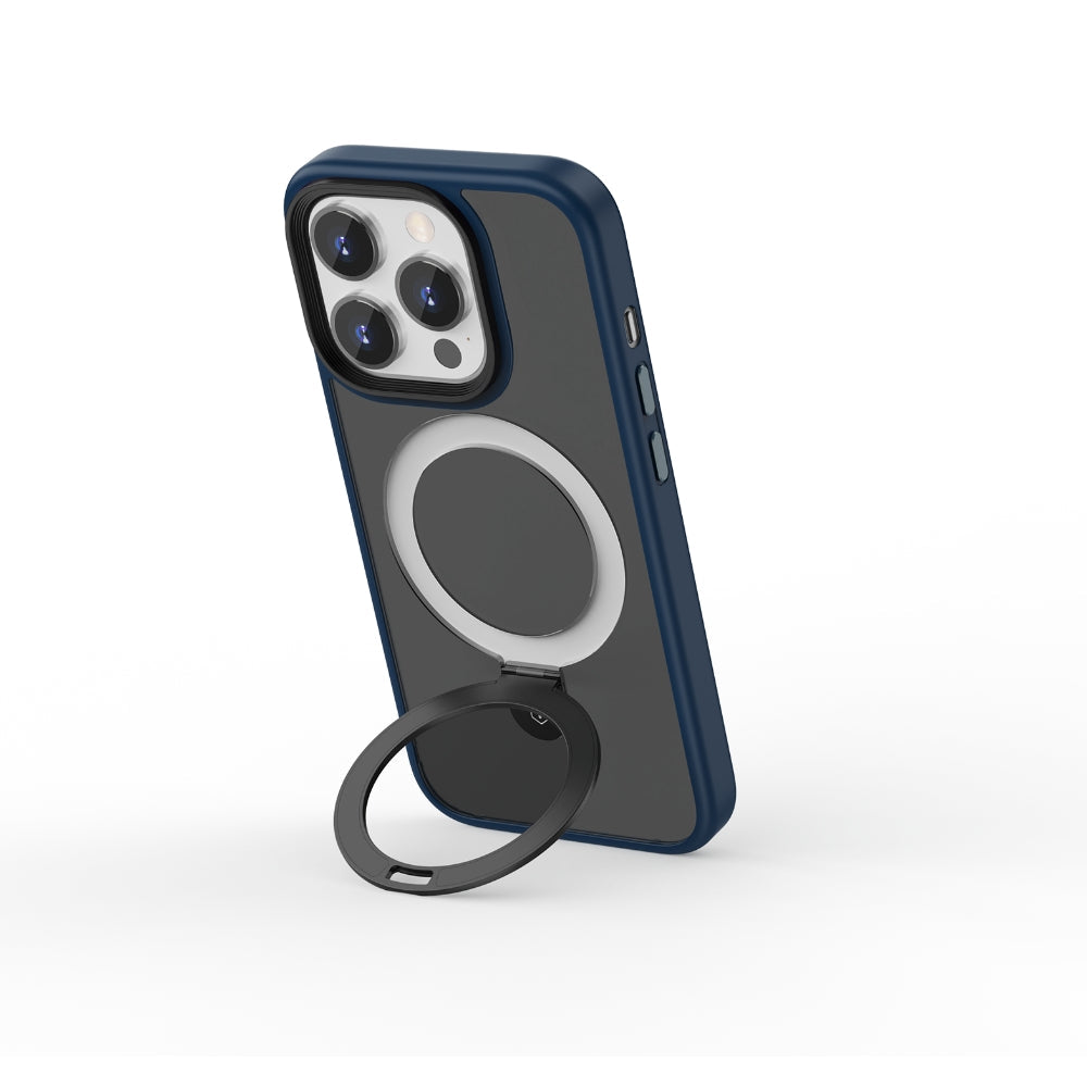 ZMM-010 Magsafe Uyumlu Mat Standlı iPhone 15 Pro Max Kılıf