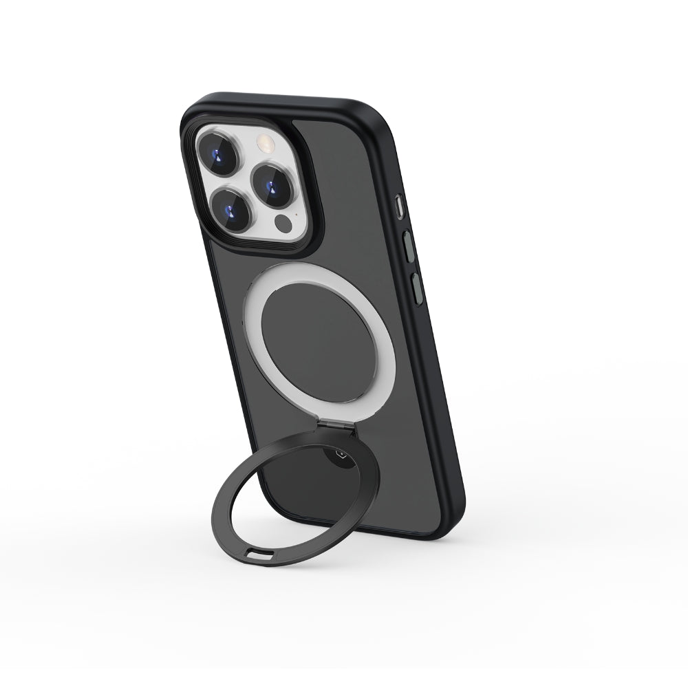 ZMM-010 Magsafe Uyumlu Mat Standlı iPhone 15 Pro Max Kılıf