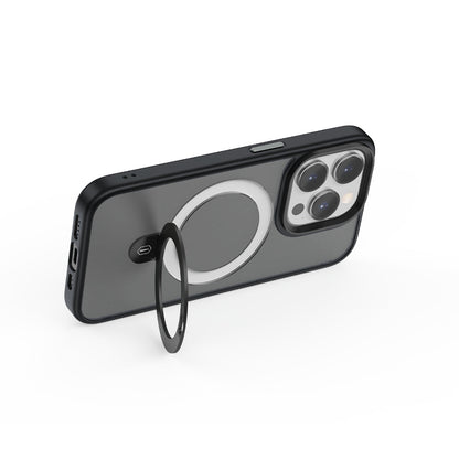ZMM-010 Magsafe Uyumlu Mat Standlı iPhone 15 Pro Max Kılıf