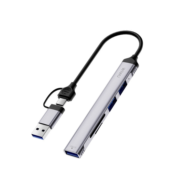 Zolo Wi-HB003 USB3.0 + USB2.0 + SD/TF Type-C USB-A 5in1 Hub Adaptör