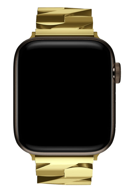 Apple Watch Uyumlu Zigzag Loop Kordon Gold