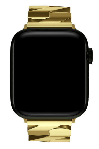 Apple Watch Uyumlu Zigzag Loop Kordon Gold