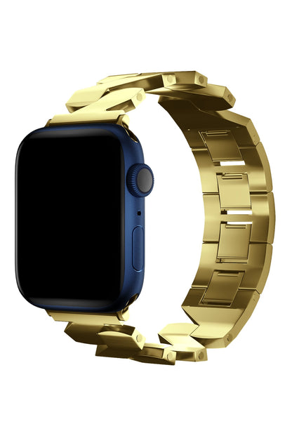 Apple Watch Uyumlu Zigzag Loop Kordon Gold